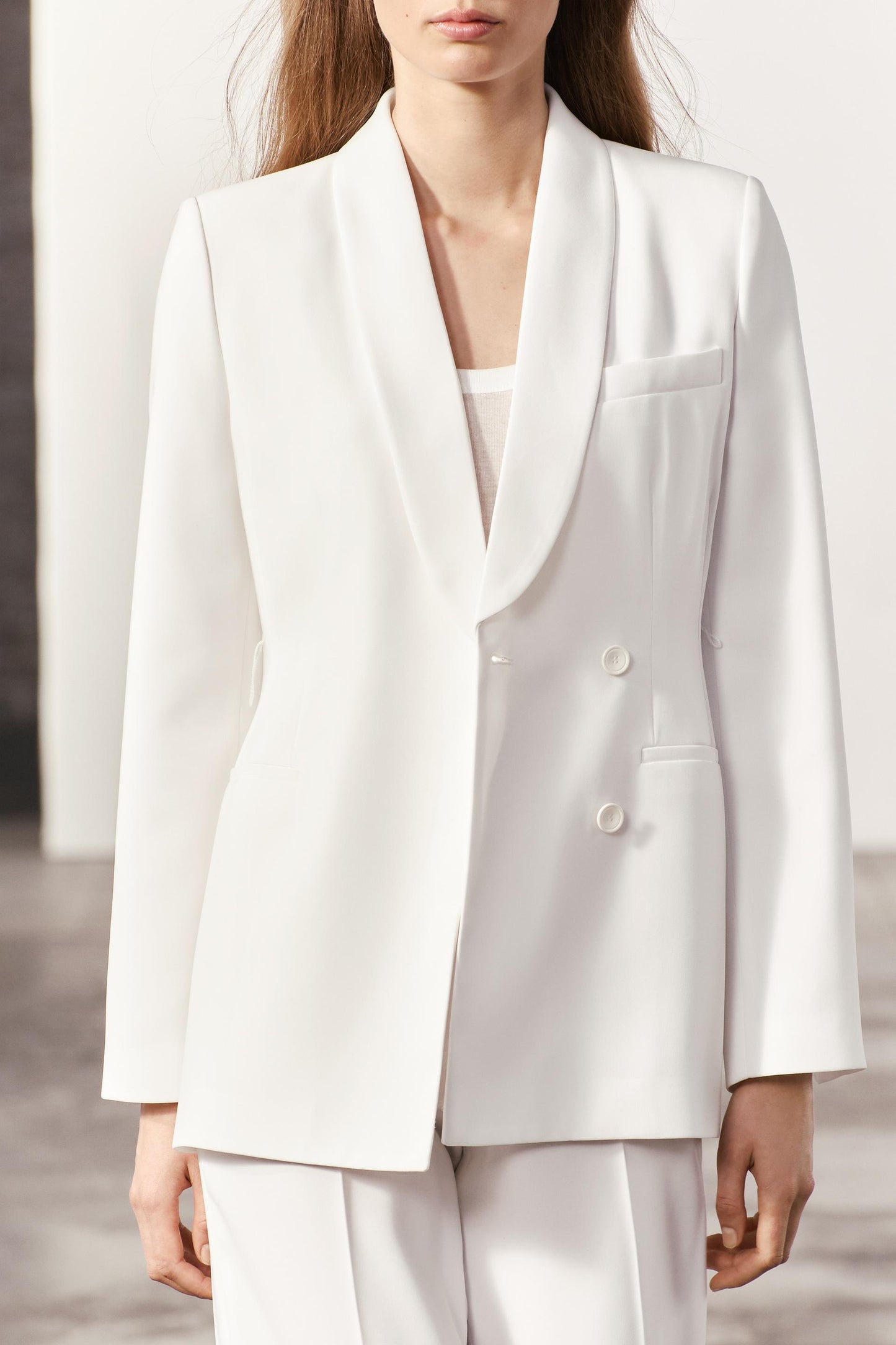 ZARA BELTED TUXEDO JACKET ZW COLLECTION- SIZE: XS