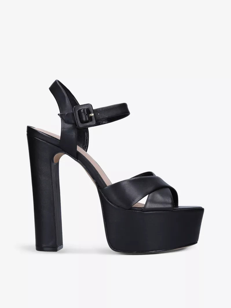 ALDO Camelia Platform Leather Sandals: SIZE 8 (RARE-NEW)