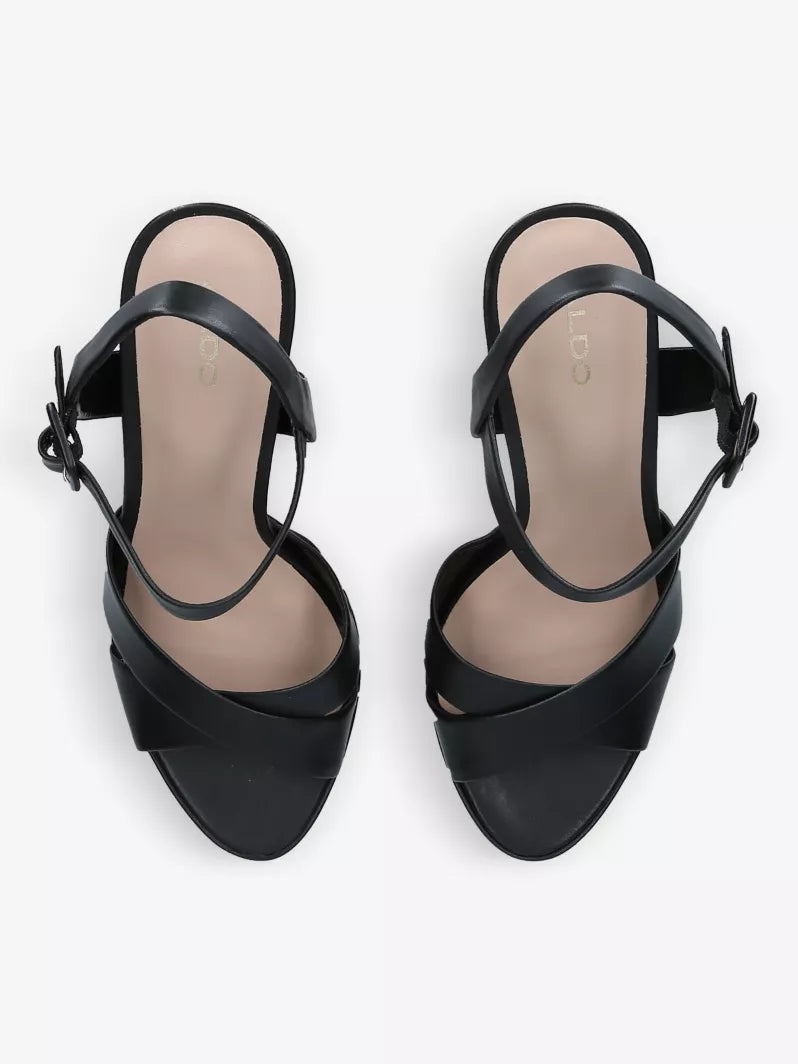 ALDO Camelia Platform Leather Sandals: SIZE 8 (RARE-NEW)