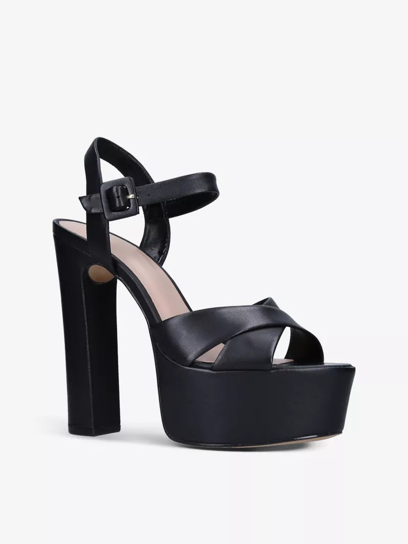 ALDO Camelia Platform Leather Sandals: SIZE 8 (RARE-NEW)