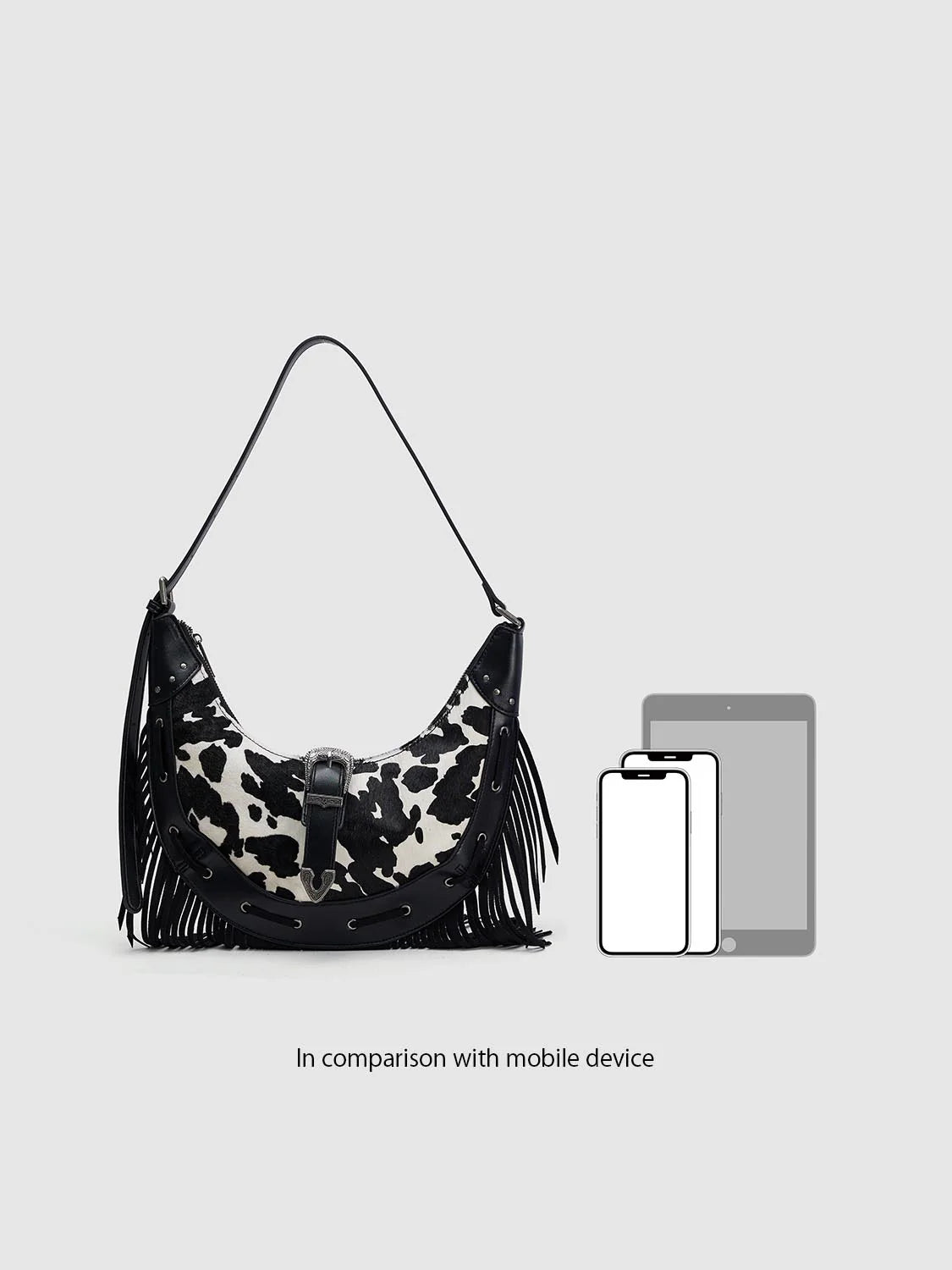 URBAN REVIVO Tassel Hobo Shoulder Bag (LIKE NEW)