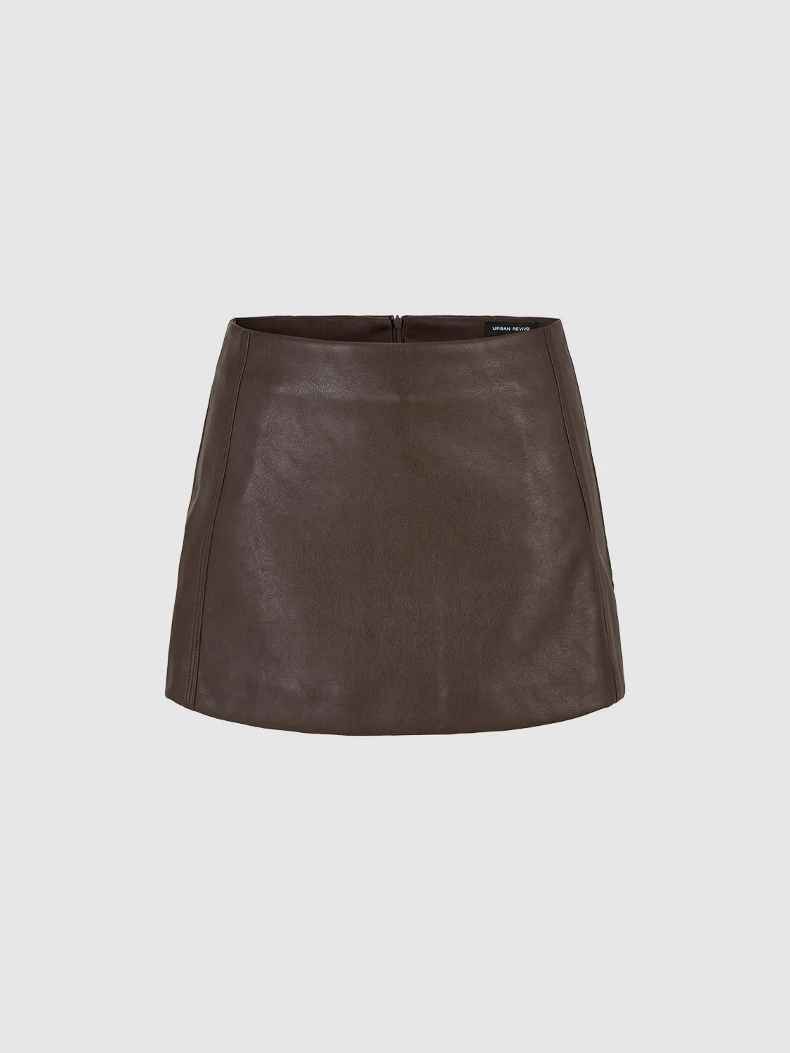 Urban Revivo Vegan Leather Straight Mini Skirts- SIZE: M (NEW WITH TAGS)