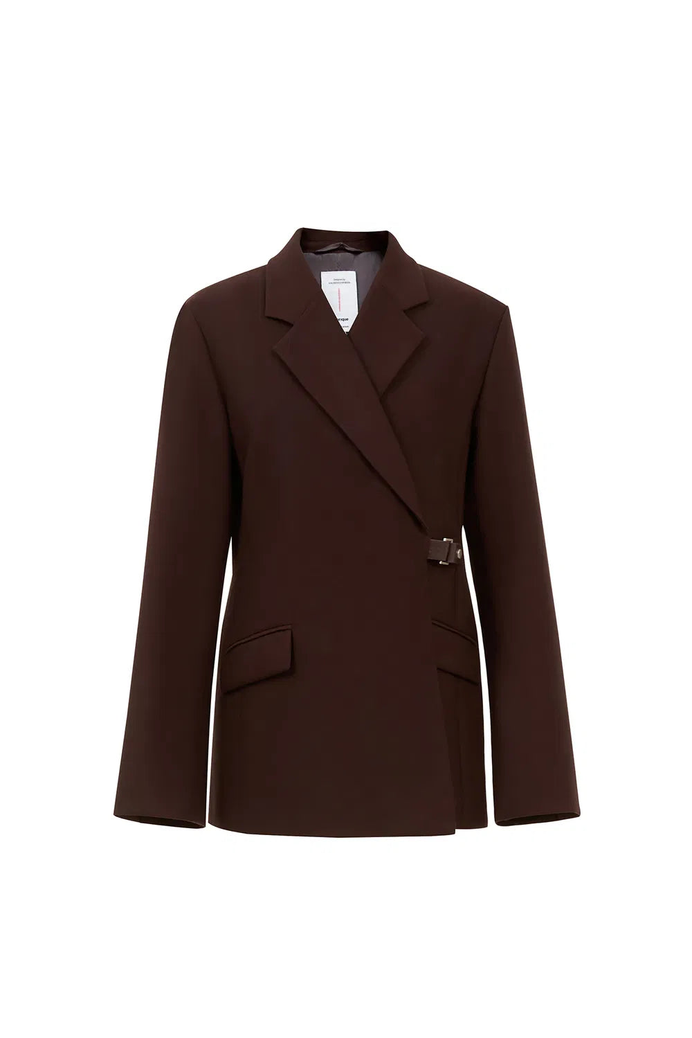 FABRIQUE Babila Side Notched Lapel Blazer in 100% Fine Wool Twill- SIZE: XS