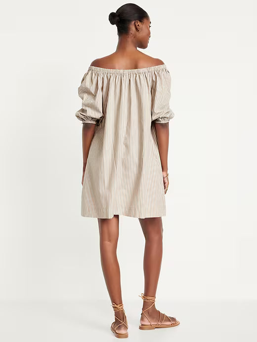 OLD NAVY Striped Mini Swing Dress- SIZE: S
