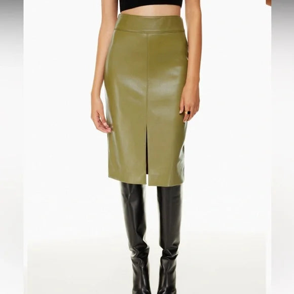 ARITZIA Babaton Fen Green Skirt- SIZE: 0
