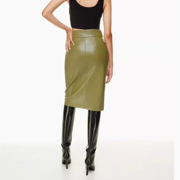 ARITZIA Babaton Fen Green Skirt- SIZE: 0