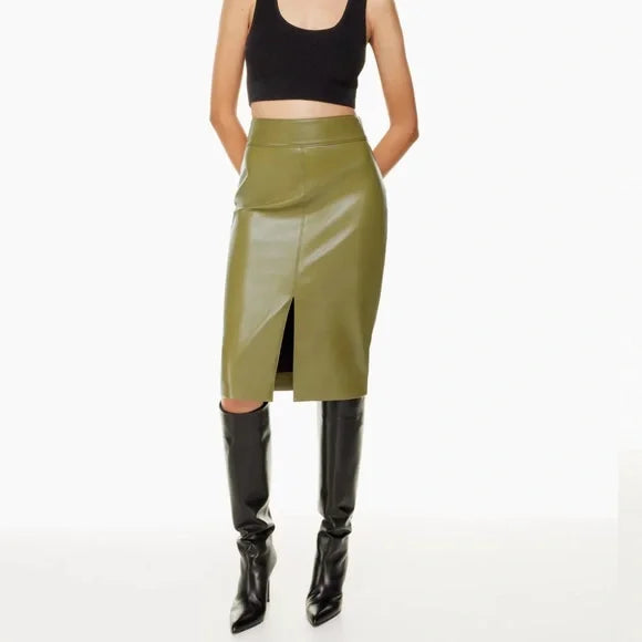 ARITZIA Babaton Fen Green Skirt- SIZE: 0