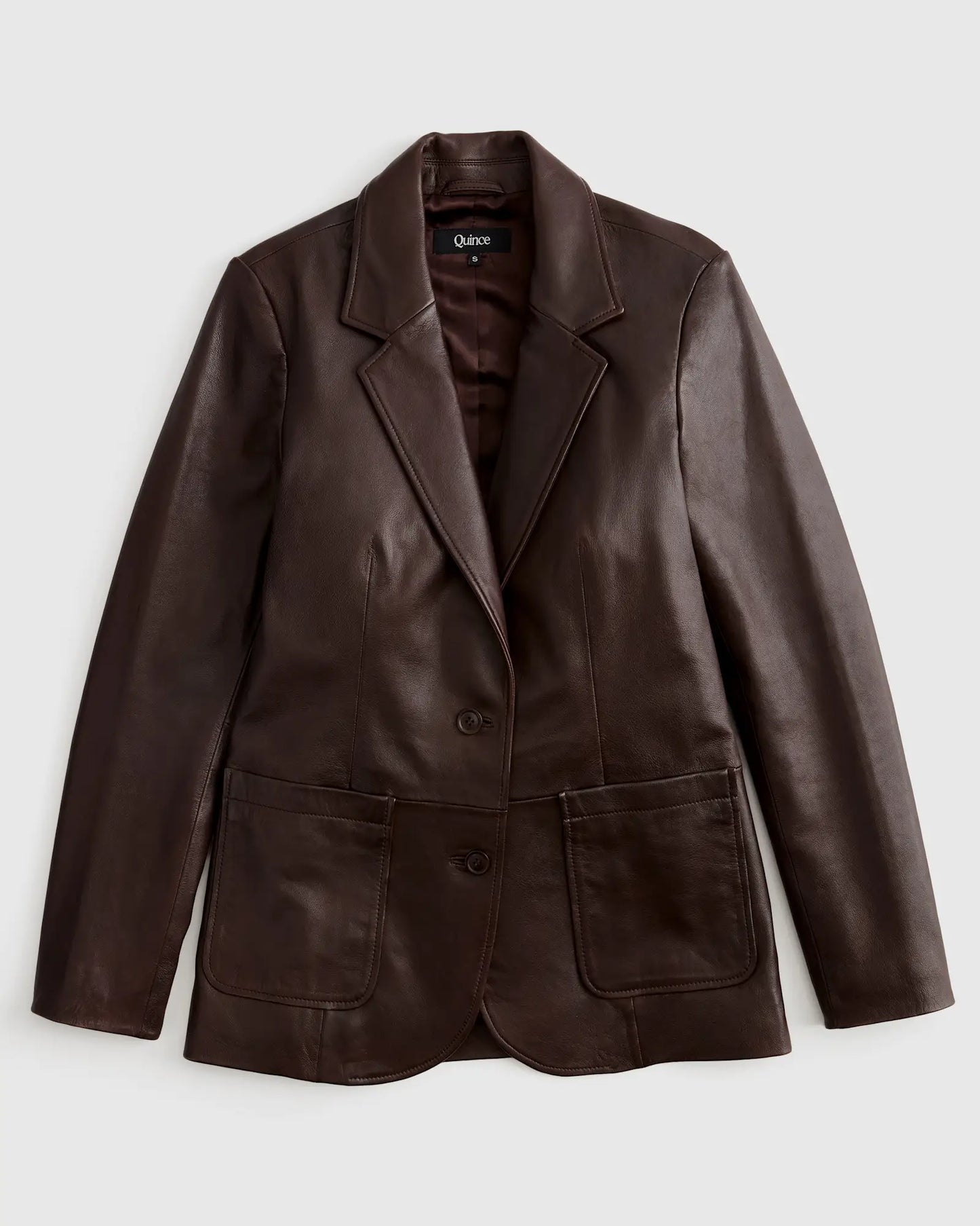 QUINCE 100% Leather Blazer- SIZE: XS (NEW WITH TAGS)