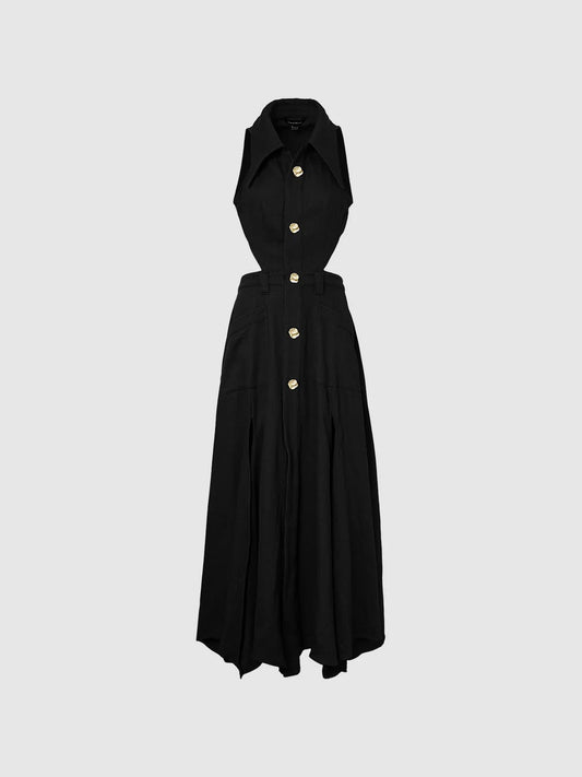 Urban Revivo Cut Out Sleeveless Maxi Dresses- SIZE: S (NEW WITH TAGS)